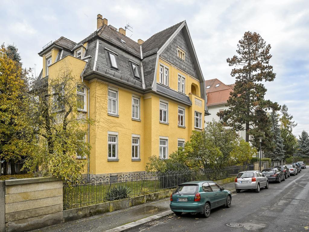 Villa Eschebach - Ferienwohnung เดรสเดน ภายนอก รูปภาพ